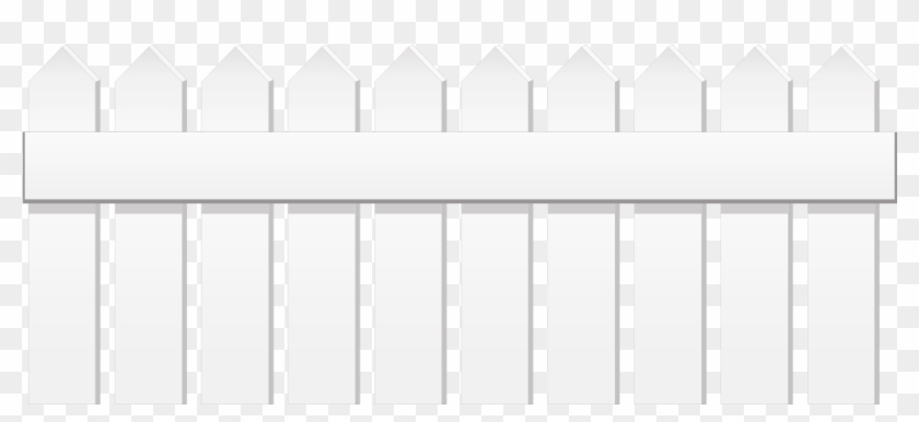 White Fence Png Clipart - Portable Network Graphics #266821