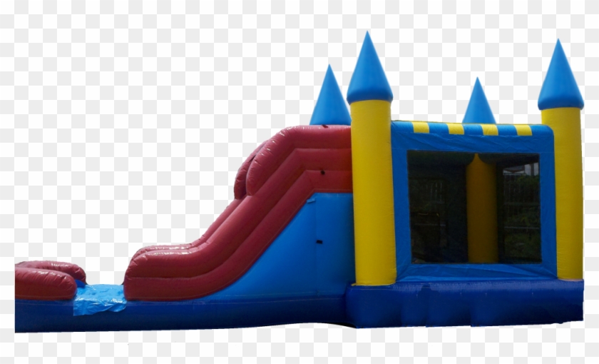 Moonwalk And Slide Combo Inflatable - Playground Slide #266847
