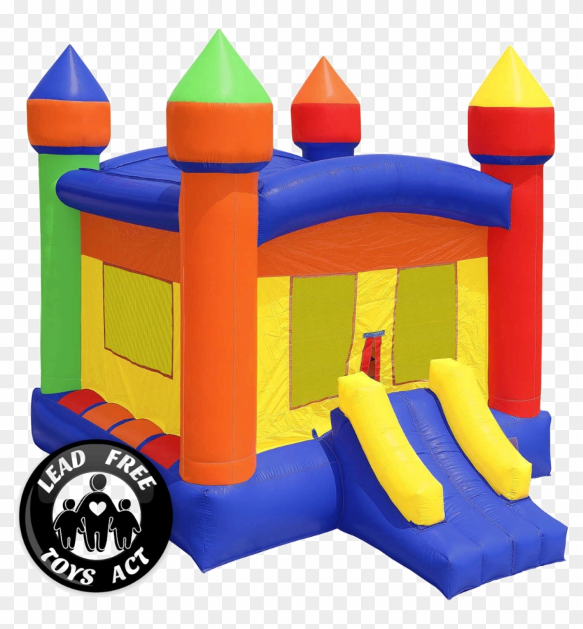 Colorful Bounce House - Inflatable House Clip Art #266866