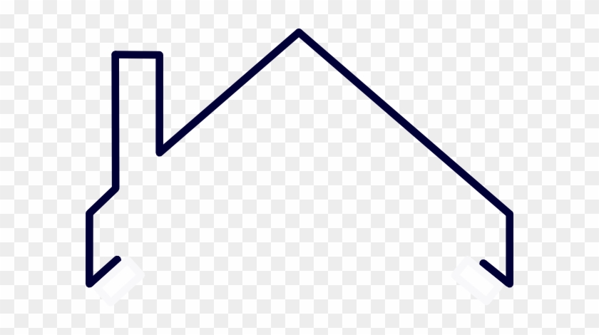 House Roof Clip Art At Clker - Roof Outline #266880