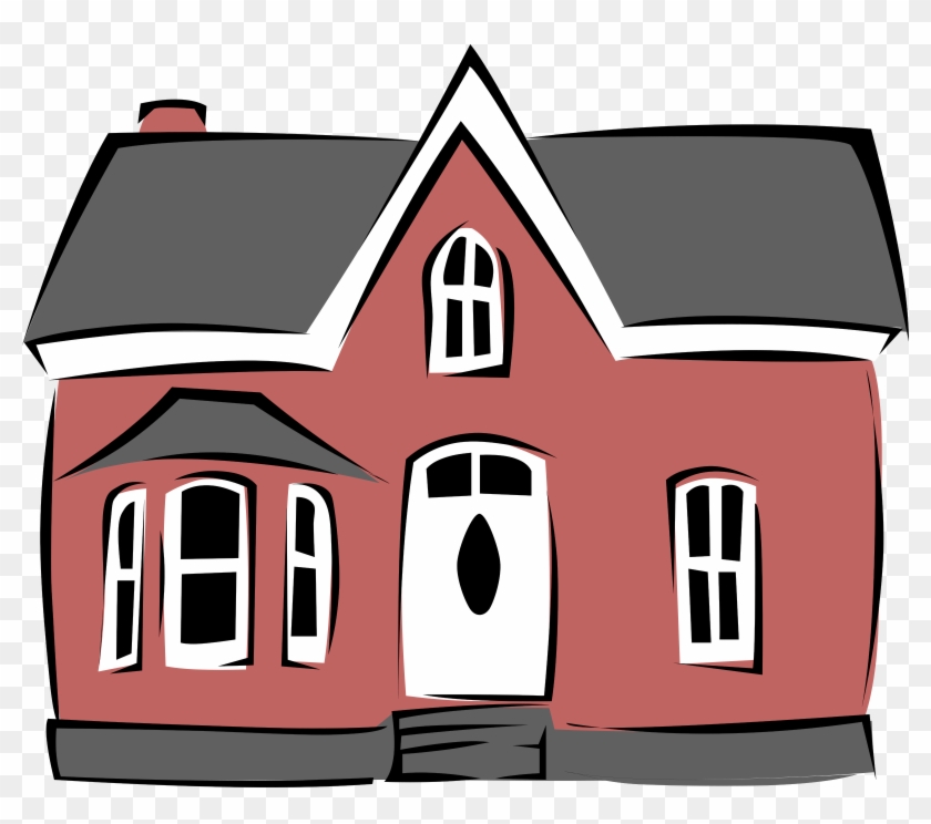 Free Small House - Colonial House Clipart #266926