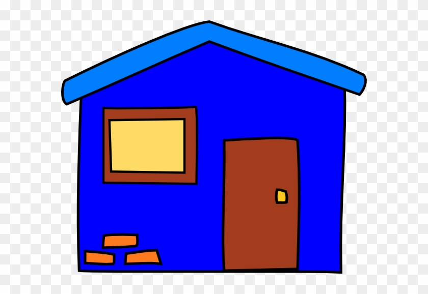 Blue House Clipart #266966