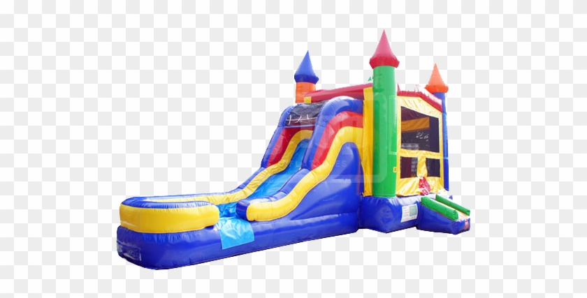 Castle Combo Waterslide - Bounce House Water Slide Combo #266988