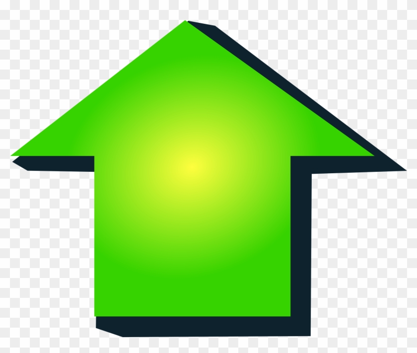 Home Icon - Arrow Up Transparent Background #267022