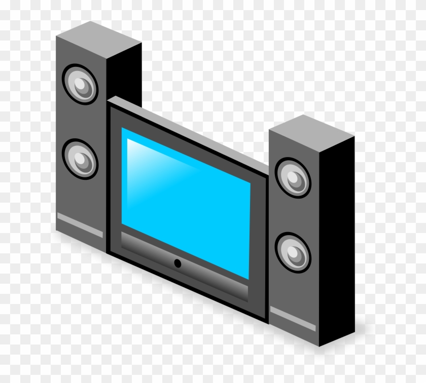 Free To Use Public Domain Home Clip Art - Home Theater Clipart #267092