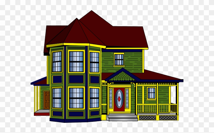 Mansion Clipart Cottage - Big House Clip Art #267117