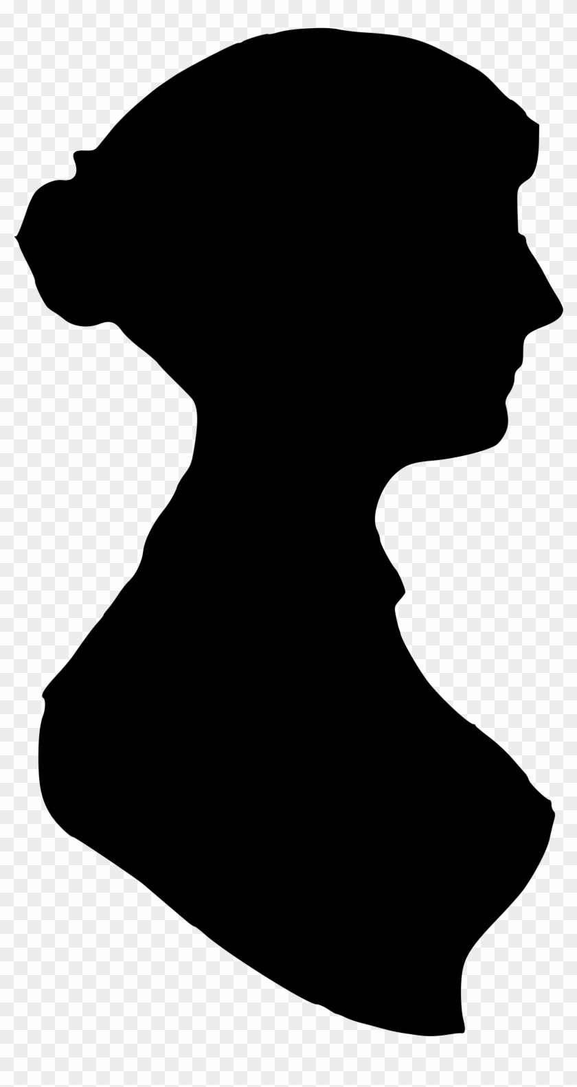 Filejaneaustensilhouette - Svg - Jane Austen Silhouette #267148