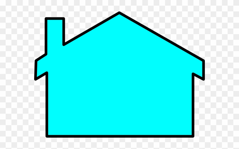 Original Png Clip Art File Wide House Svg Images Downloading - Teal House Clip Art #267157