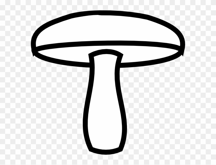 Mushroom Outline Clip Art - Mushroom Outline Png #267160