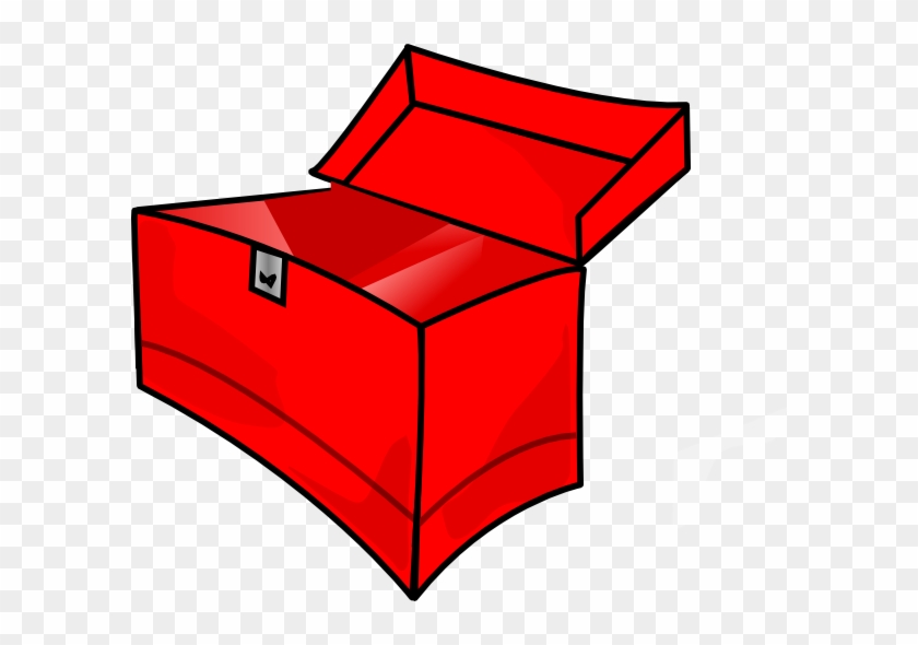 Toolbox Clipart - Treasure Chest Red #267167