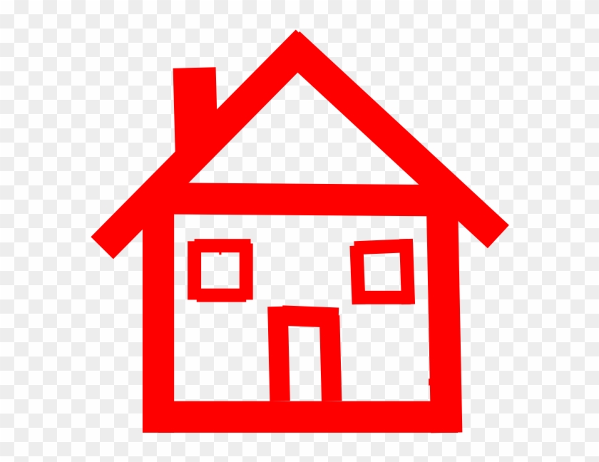 Red Stick House Clip Art At Clker - The House Detectives Llc #267177