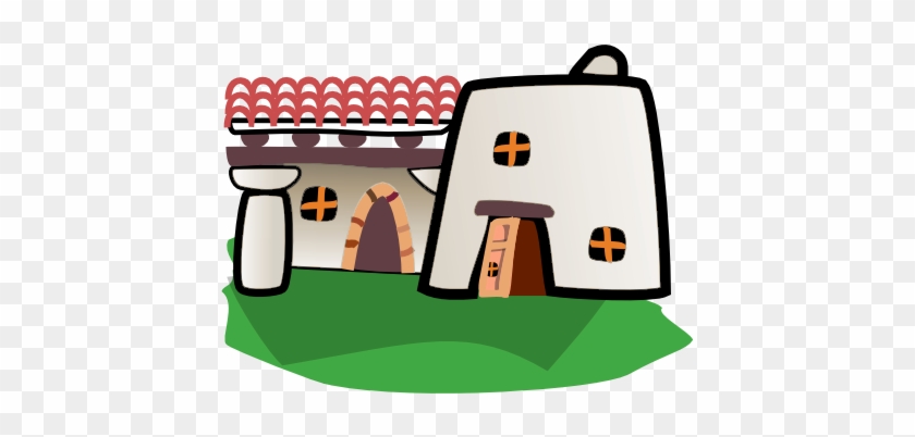 Adobe Clipart Adobe House - Ancient Roman Homes Clipart #267178