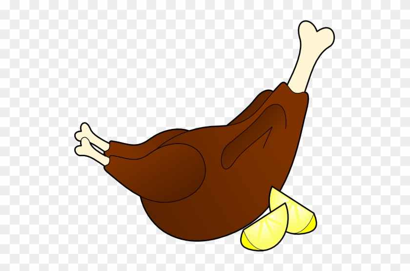 Chicken Leg - Chicken Drawing Png #267209