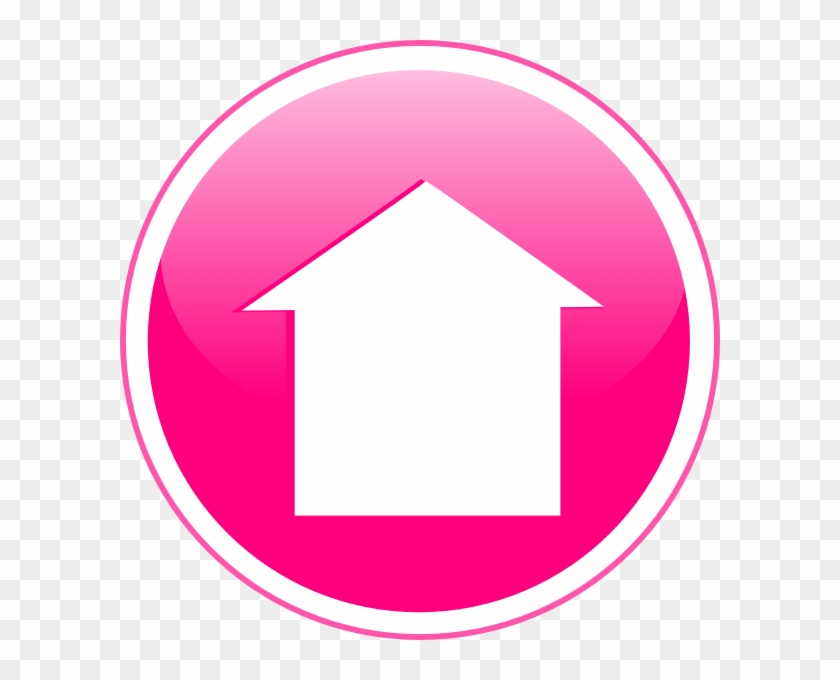 Glossy Home Icon Button Clip Art At Clker - Home Button Clipart Png #267214