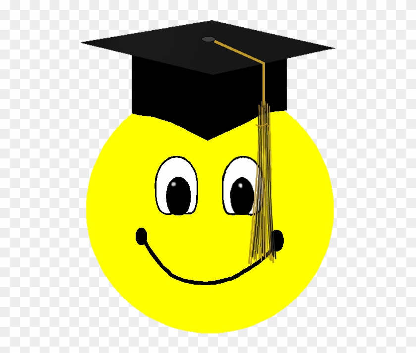Smileys Clipart Success - Smiley Face With Graduation Cap #267264