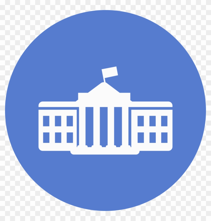 Election White House Icon - School Improvement Plan Clipart #267273