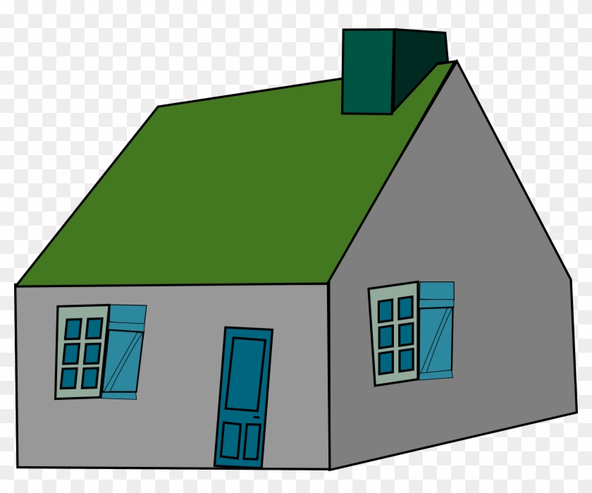 See Here House Clipart Black And White Png - House #267278