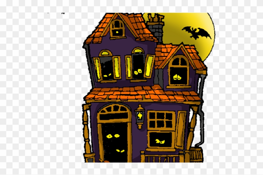 Haunted Houses Clipart - Haunted House Coloring Pages #267294