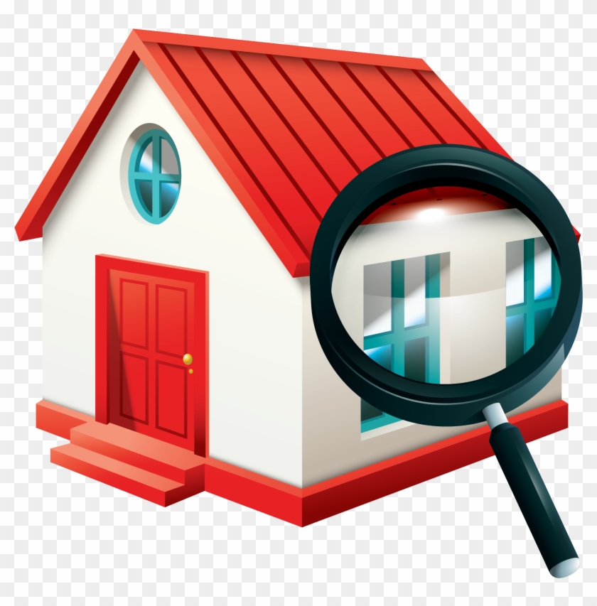 House Being Seen By Magnifying Glass - House #267322