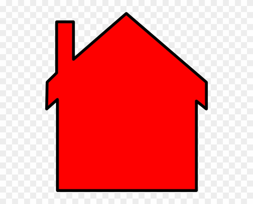Red Clip Art House #267457