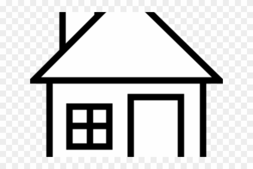 Clip House - Clipart House Pictures Black And White #267484