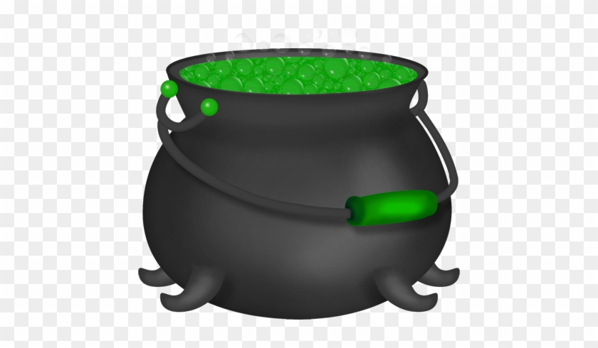 Halloween Green Witch Cauldron Clipart - Witch Cauldron Clip Art #267510