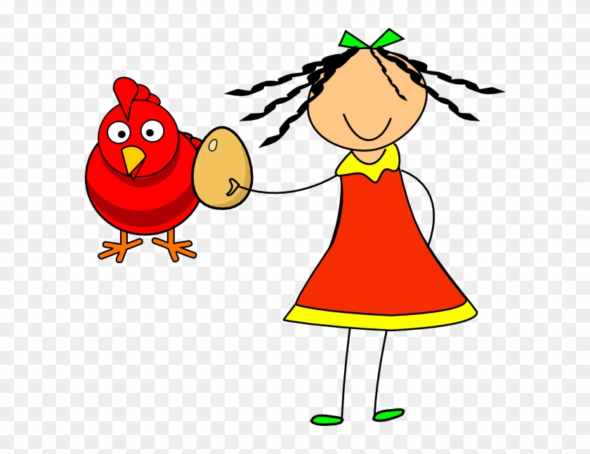 Doll Red Hen Clip Art At Clker - Doll Clip Art #267548