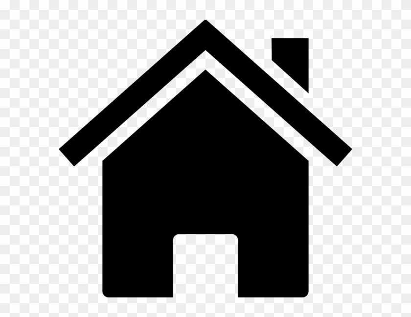 Clipart Of Home, Miles And Housing - House Outline #267590