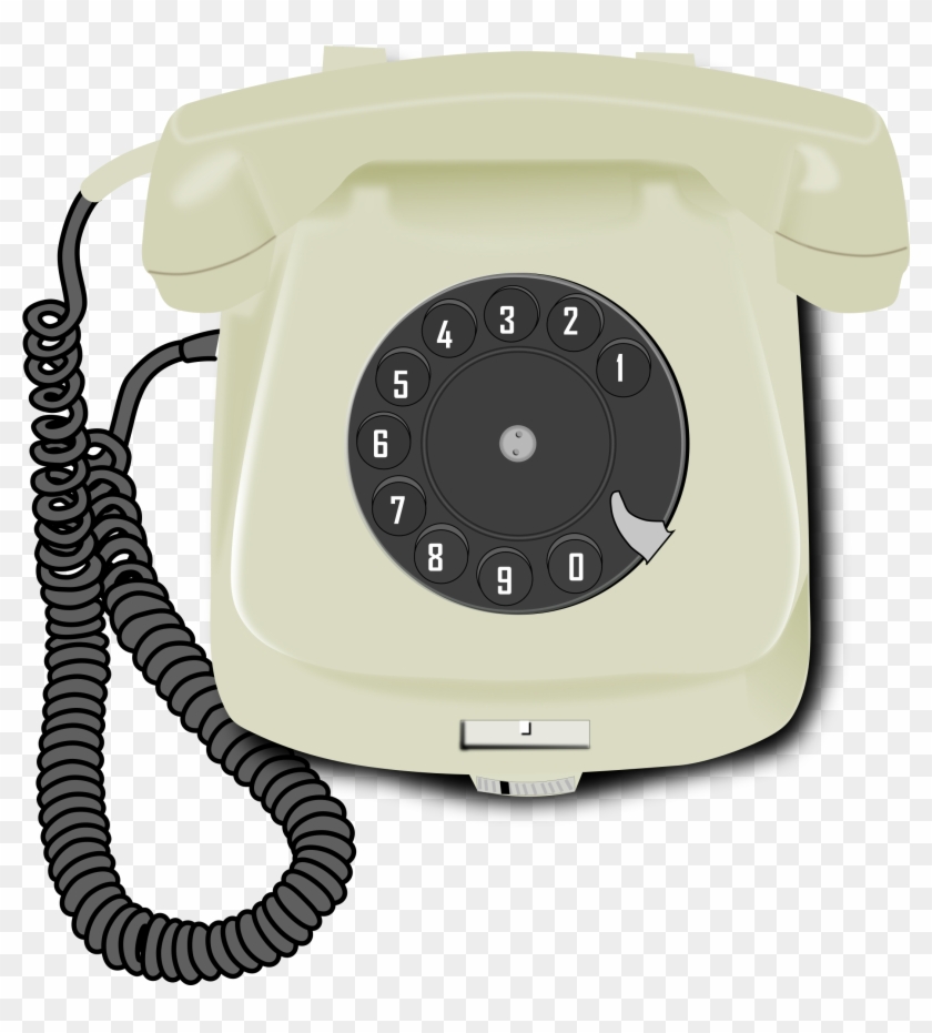 Big Image - Old Dial Telephone Png #267678
