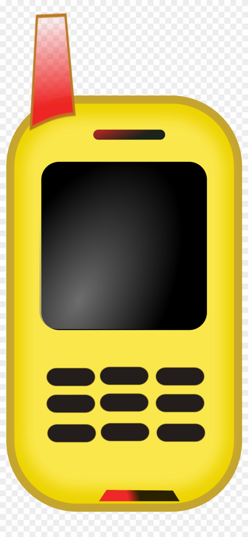 Yellow Phone Cliparts - Mobile Clip Art #267748
