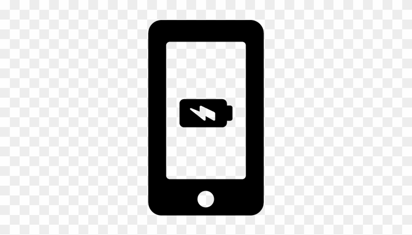 Full Battery Status Symbol On Mobile Phone Screen Vector - Password Protection Icon #267757