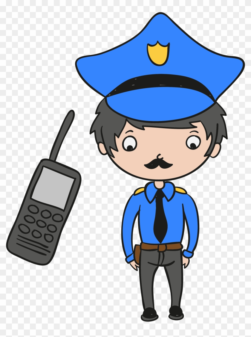 Police Car Police Officer Clip Art - Materiales Del Policia #267766