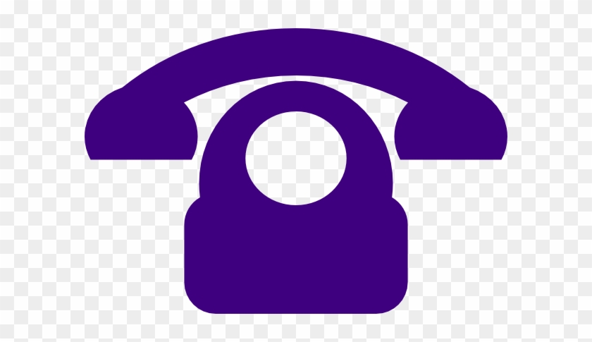 Telephone Clipart Violet - Phone Icon #267930