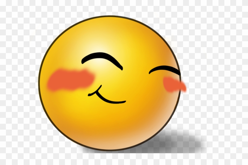 Blushing Emoji Clipart Chuckle Cute Blushing Emoji Full Size PNG