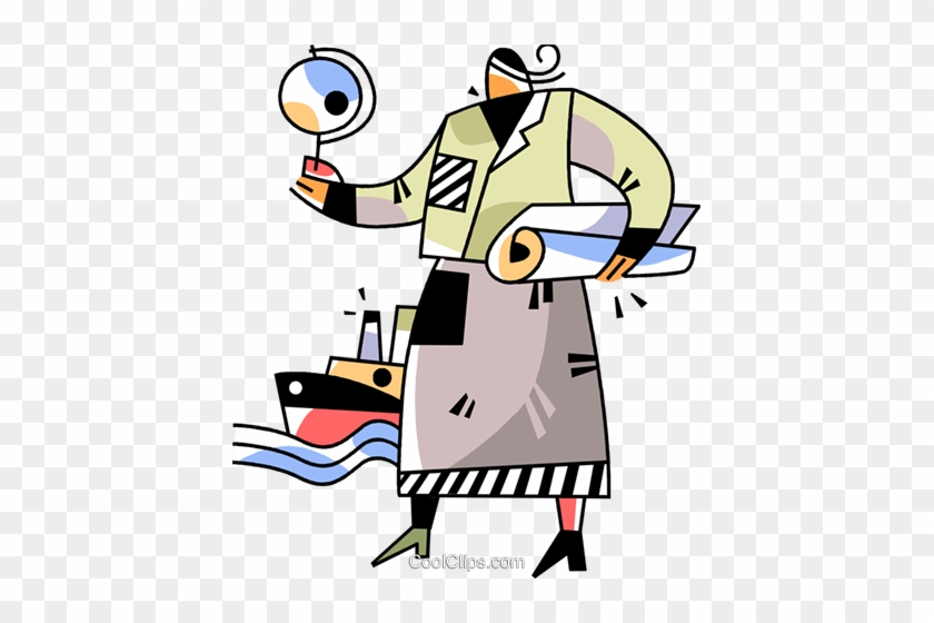 Woman With Globe Royalty Free Vector Clip Art Illustration - Woman With Globe Royalty Free Vector Clip Art Illustration #1759707