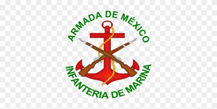 Mexican Naval Infantry Marines Insignia - Mexican Marine Corps Logo #1759830