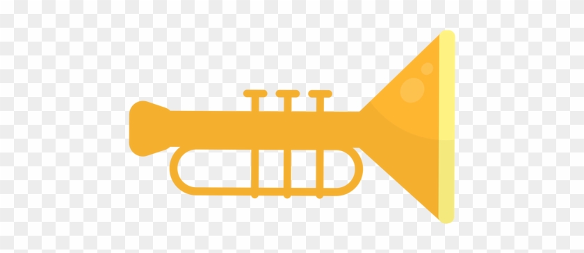 Flat Png Svg Vector - Trumpet #1759933