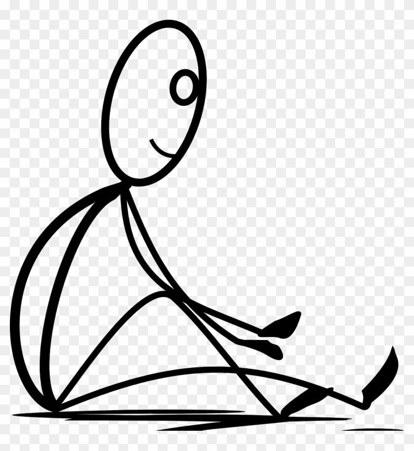 Out Of My Mind - Stick Figure Sitting Down #1760070