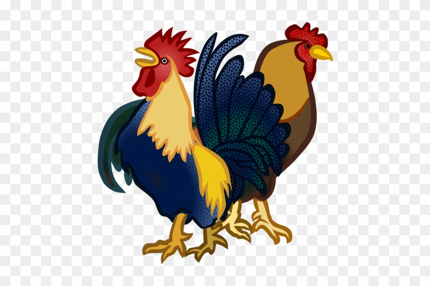 Rooster Clipart Two - Rooster Drawing #1760114
