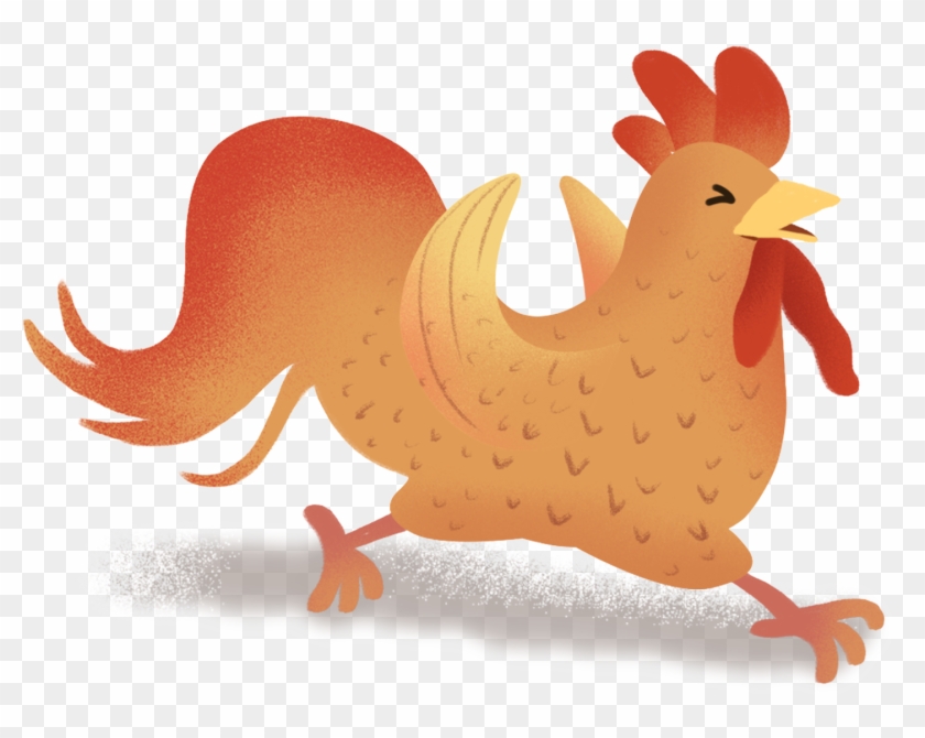 Hand Drawn Illustration Rooster Chicken Png And Psd - Hand Drawn Illustration Rooster Chicken Png And Psd #1760121