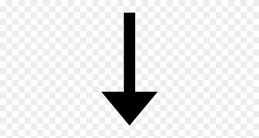 This Is Descending Icon - Small Black Arrow Down #1760234