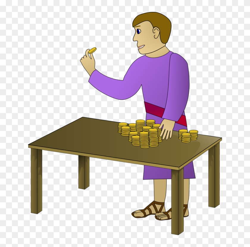 Download Line Art Computer Icons Blog - Man With Gold Coins #1760263
