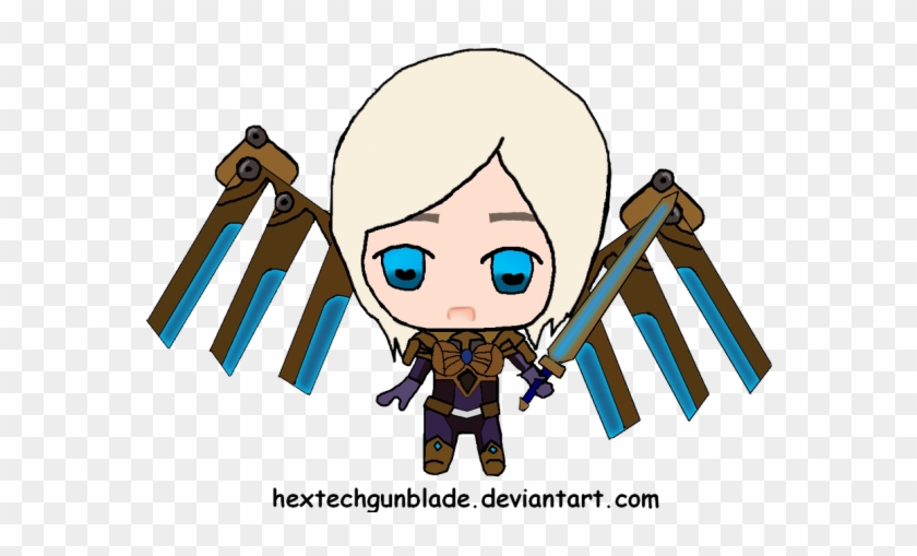 Wings Clipart Chibi - Aether Wing Kayle Chibi #1760344