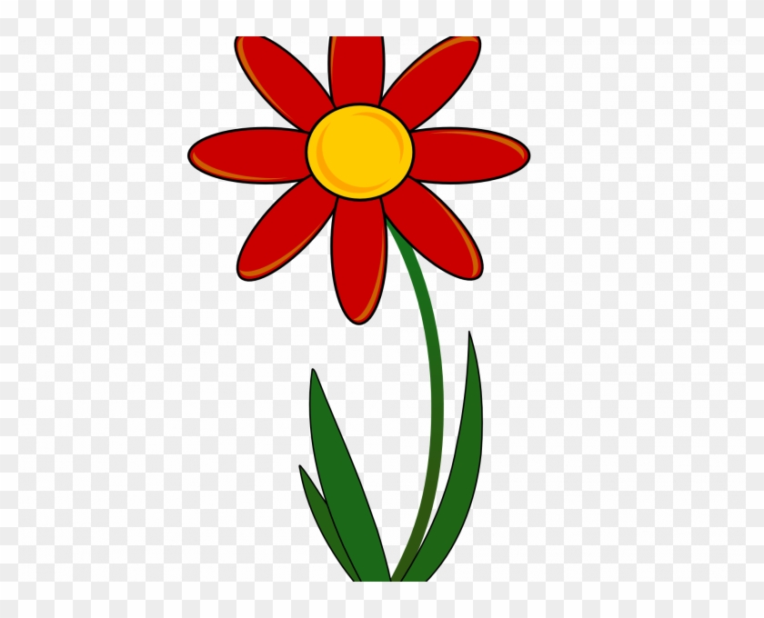 Download Red Flower Clipart - Animated Picture Of A Flower - Free  Transparent PNG Clipart Images Download
