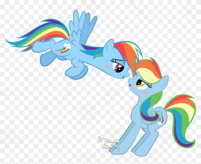 Clipart Of Rainbow Dash - My Little Pony Oc Rainbow #1760413