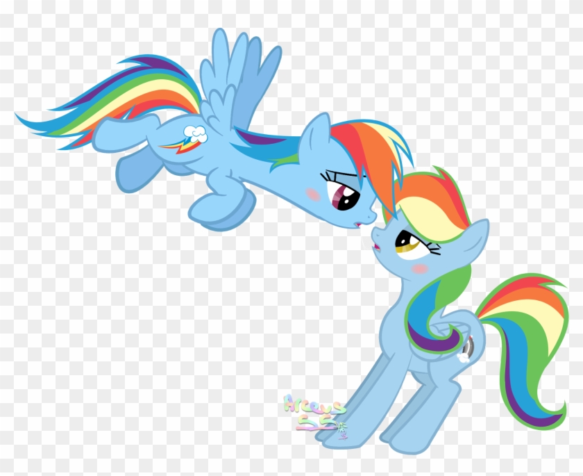 Clipart Of Rainbow Dash - My Little Pony Oc Rainbow #1760413