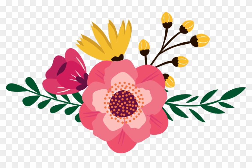 Flower Clipart Boho Chic - Sweary Notebooks #1760545