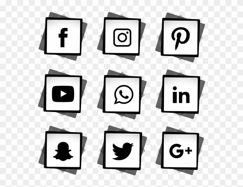 Social Media Icons Set Social Media Icon Png And Transparent