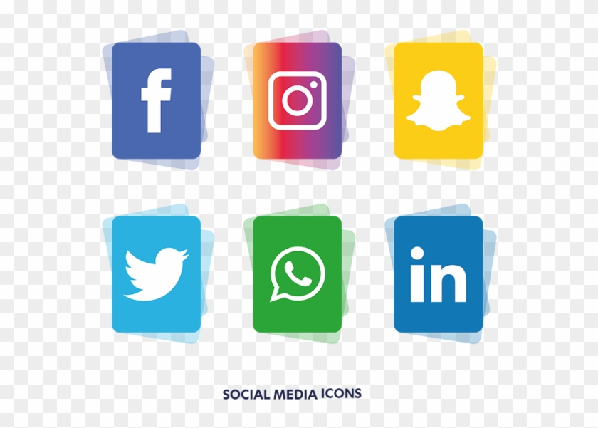 Social Media Icons Set - Social Media Logos Png #1760685