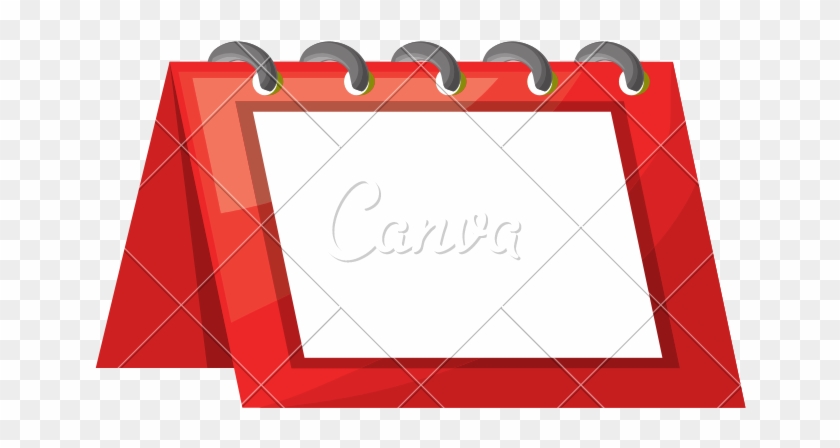 Empty Calendar Isolated Icons By Canva - Picture Frame #1760744